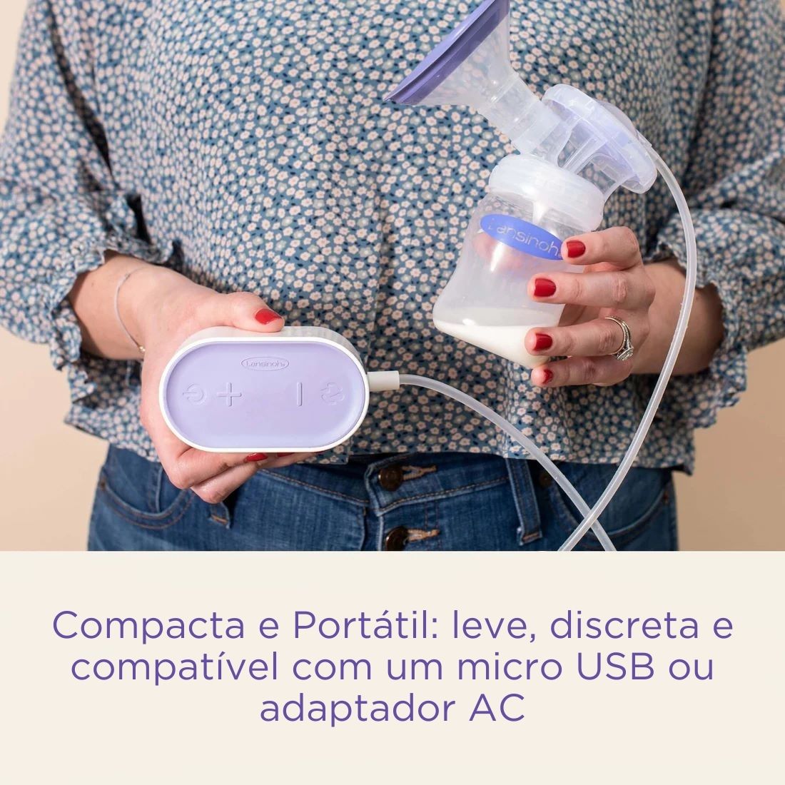 Extrator Bomba Tira-leite Elétrica Single Compact Lansinoh-1174
