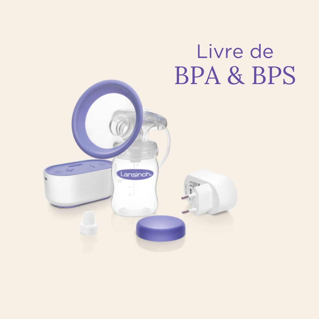 Extrator Bomba Tira-leite Elétrica Single Compact Lansinoh-1170