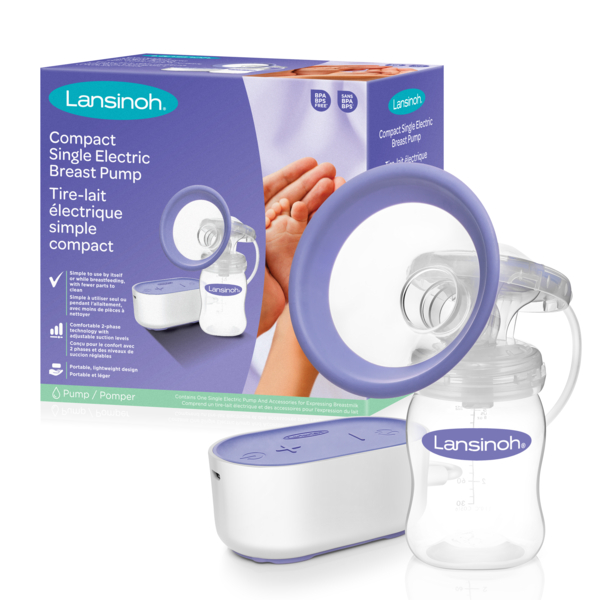 Promopack Bomba tira Leite Elétrica Compact + Frascos para Armazenamento Leite-1185